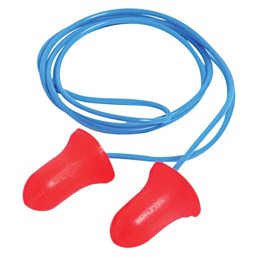 Howard Leight MAX-30 MAXIMUM Single Use Earplugs, 33 dB Noise Reduction, Bell Shape, 2003/10/EC, 89/686/EEC, ANSI S12.6/1997, ANSI S3.19-1974, EN 352-2:1993, Z94.2-1994, Disposable, Corded Design